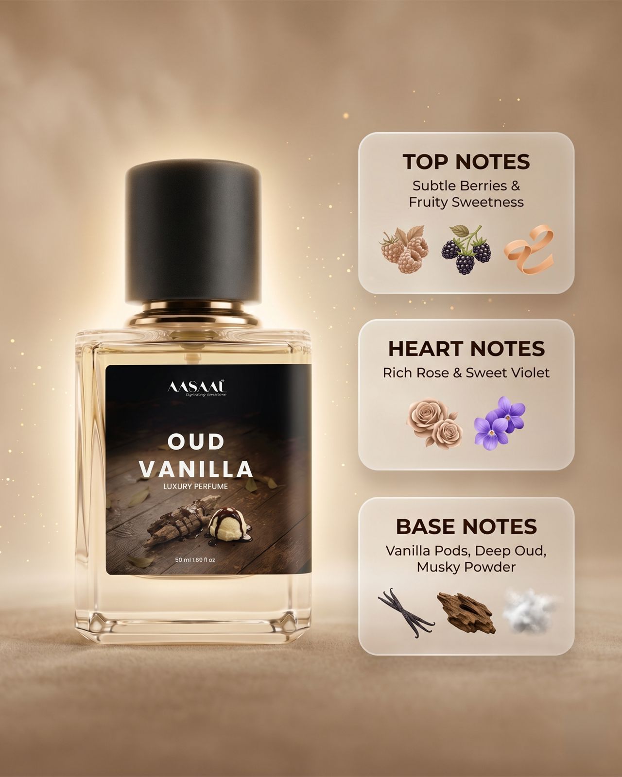 Oud Vanilla Perfume – | AASAAL